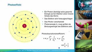 Strahlenphysik 7 Wechselwirkung von Teilchen mit Materie [upl. by Mcdougall123]