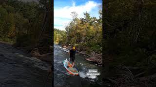 Downstream paddleboarding the esopus creek in NY Finless 4 life [upl. by Ecnav]