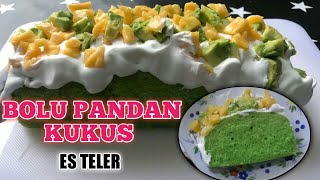 BOLU PANDAN KUKUS RASA ES TELER [upl. by Heisel]