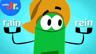 I Spy With My Eye Homophones  StoryBots Learn to Read  Netflix Jr [upl. by Keen]