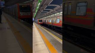 Metro De Santiago  Par de AS02 en Los Quillayes [upl. by Akemehc588]