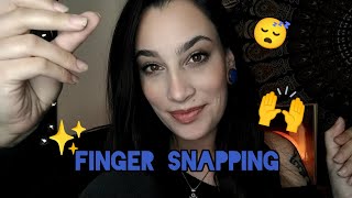 ASMR Fast amp Aggressive Finger Snapping  The Snapping NEVER Stops [upl. by Dlopoel]