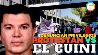 Protestan vs quotEl Cuiniquot del CJNG  Envían mensaje a AMLO CDMX [upl. by Pomeroy]