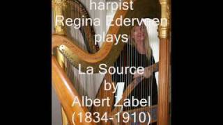 Harpist harpiste Regina Ederveen plays La Source by Albert Zabel on harp [upl. by Agripina258]