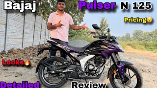 2024 Bajaj Pulser N 125  Detailed review  Better then hero Xtreme 125 R [upl. by Eenaej856]