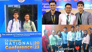 CA Students National Conference Delhi 2023 🔥  Day 1  ICAI Conference  Shubham Gupta [upl. by Ylime853]