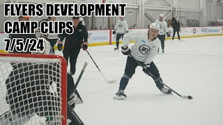 Philadelphia Flyers Development Camp Clips  Day 3 7524 [upl. by Wetzell]