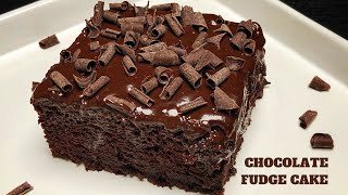 Chocolate Cake In 5 Minutes   Super Moist Chocolate Cake With Chocolate Ganache [upl. by Paulsen]