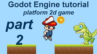 Godot engine  platform 2d tutorial  part 2  player tilesets [upl. by Skricki]