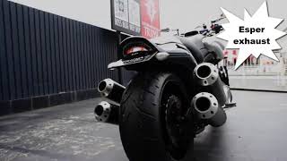 Yamaha VMax 1700 Best 3 Raw Exhaust Sound Compilation  Voodoo  Akrapovic  Esper [upl. by Florette625]