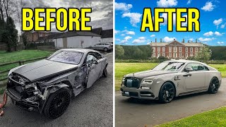 REBUILDING MARCUS RASHFORDS MANSORY ROLLS ROYCE WRAITH  FULL BUILD [upl. by Nnauol200]