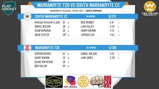 Warrandyte T20 v South Warrandyte CC [upl. by Aryajay]