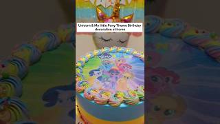 UnicornMy little pony birthday theme unicornbirthdayparty unicornbirthday mylittleponybirthday [upl. by Jeniffer444]