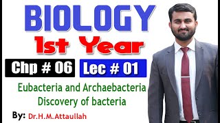 Eubacteria and Archaebacteria  Discovery of bacteria  Chapter 6  1st year Biology  Lec  01 [upl. by Danya938]