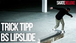 Skateboard Trick Tipp Backside Lipslide  DeutschGerman  skatedeluxe [upl. by Senga]