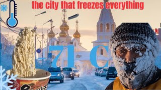 Everything freezes here Yakutsk the coldest city in the world [upl. by Stephen]