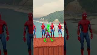 GTA 5 Spiderman Ragdolls  Jumps  Fails ep32 shorts [upl. by Aicirtal750]