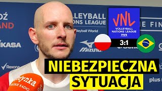 BARTOSZ KUREK ZDENERWOWAŁEM SIĘ TROCHĘ o niebezpiecznej sytuacji w Polska  Brazylia [upl. by Groos]