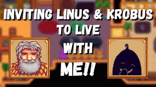 Linus amp Krobus HEART EVENTS in Stardew Valley 15 [upl. by Gnap322]