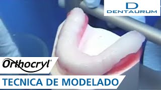 Orthocryl®  férula oclusal con la técnica de modelado aparatos dentales [upl. by Mckale]