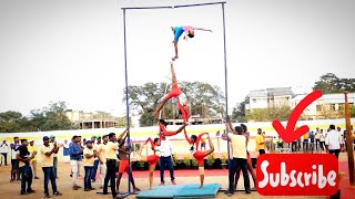 TVS Annual Sports Meet  Rope Mallakhamb Demo  Tamizhan Mallakhamb Sports Academy  Womens Day [upl. by Moreland531]