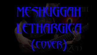 Meshuggah  Lethargica cover  1 guitar 1 take  SD2 Haake midi drums [upl. by Annaeoj]