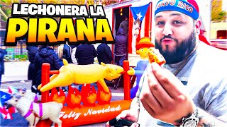 Eating The BEST PUERTO RICAN Food In NYC  LECHONERA LA PIRANA [upl. by Ermina]