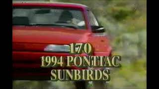 Slessor Motors GM Newmarket Ontario Commercial Ad 1993 [upl. by Macguiness]