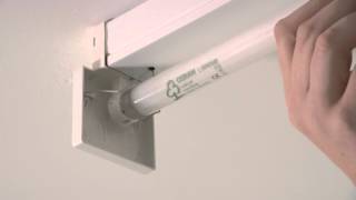 How to replace a fluorescent tube light [upl. by Retseh]