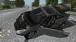 Toyota Celica 18 VVTi drive and crash test Links  WR2 [upl. by Link448]