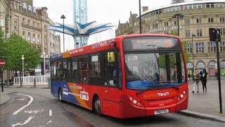 Buses Trains amp Trams in Sheffield  May 2016 [upl. by Leacock893]