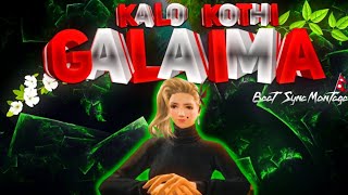 Kalo Kothi Galaima  Best Sync l Freefirevideo [upl. by Meece]