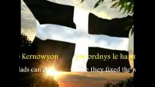 Anthem of Cornwall Trelawny in Cornish KW  ENG [upl. by Ardnwahsal]