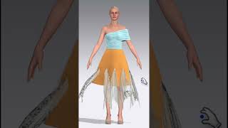 Creating accordion pleated dress [upl. by Ahtibat]