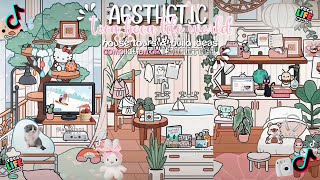 aesthetic Toca Boca house tours amp ideas 🌅🤍┊⊹ tiktok compliation ⊹┊leonatoca ୨ৎ Toca Boca Life World [upl. by Susi747]