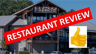 THE FRANCIS Restaurant Review St Francisville Feliciana Louisiana by haunted Myrtles Plantation [upl. by Googins]