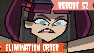 Total Drama Reboot S2  Elimination Order ❌ [upl. by Mable990]