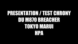 AIRSOFT PRESENTATION M870 BREACHER TOKYO MARUI HPA [upl. by Hatti580]