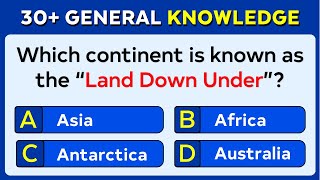 How Good Is Your General Knowledge Take This 30question Quiz To Find Out Part 5 [upl. by Noiroc490]