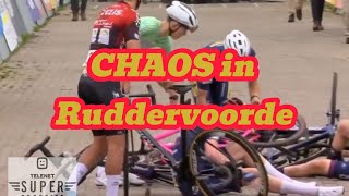 KEY MOMENTS  Cyclocross Telenet Superprestige Ruddervoorde [upl. by Filler]