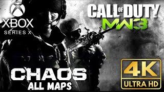 All Chaos Mode Maps  Call of Duty Modern Warfare 3 Gameplay  Xbox Series X S  4K HDR [upl. by Bourne]