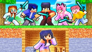 Aphmau VS 10 HUNTERS in Minecraft [upl. by Bohrer127]