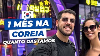 QUANTO CUSTA VIAJAR PARA A COREIA VALOR DE HOSPEDAGEM  COMIDA  PASSAGEM [upl. by Weinhardt]