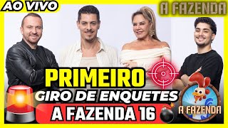 🚨 PRIMEIRO GIRO DE ENQUETES ENTRE ZÉ LOVE SACHA FLOR E GUI  A FAZENDA afazenda afazenda16 [upl. by Studley]