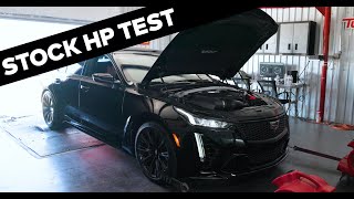 Supercharged Cadillac CT5V Blackwing Sedan  STOCK Dyno Test by Hennessey [upl. by Slrahc]