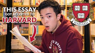 READING COLLEGE ESSAYS THAT GOT ADMITTED TO HARVARD UNIVERSITY [upl. by Clara170]