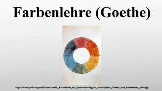 Farbenlehre Goethe [upl. by Zamora802]