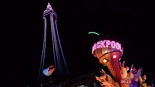 Blackpool Illuminations 2024 145 yearold tradition for this year UK 30Aug2024 [upl. by Wolfie]