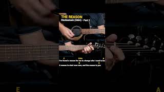 The Reason  Hoobastank 2004 Easy Guitar Chords Tutorial with Lyrics Part 2 SHORTS REELS [upl. by Hunt447]