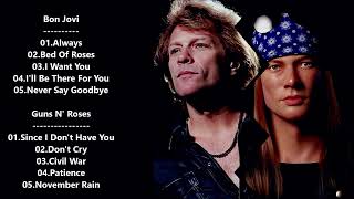 Bon Jovi  Guns N Roses Greatest Hits [upl. by Buffy295]